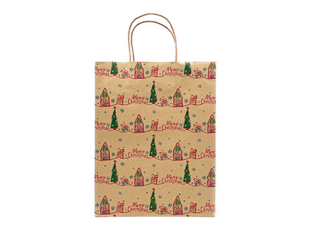 Kraft Paper Gift Bag with Handle